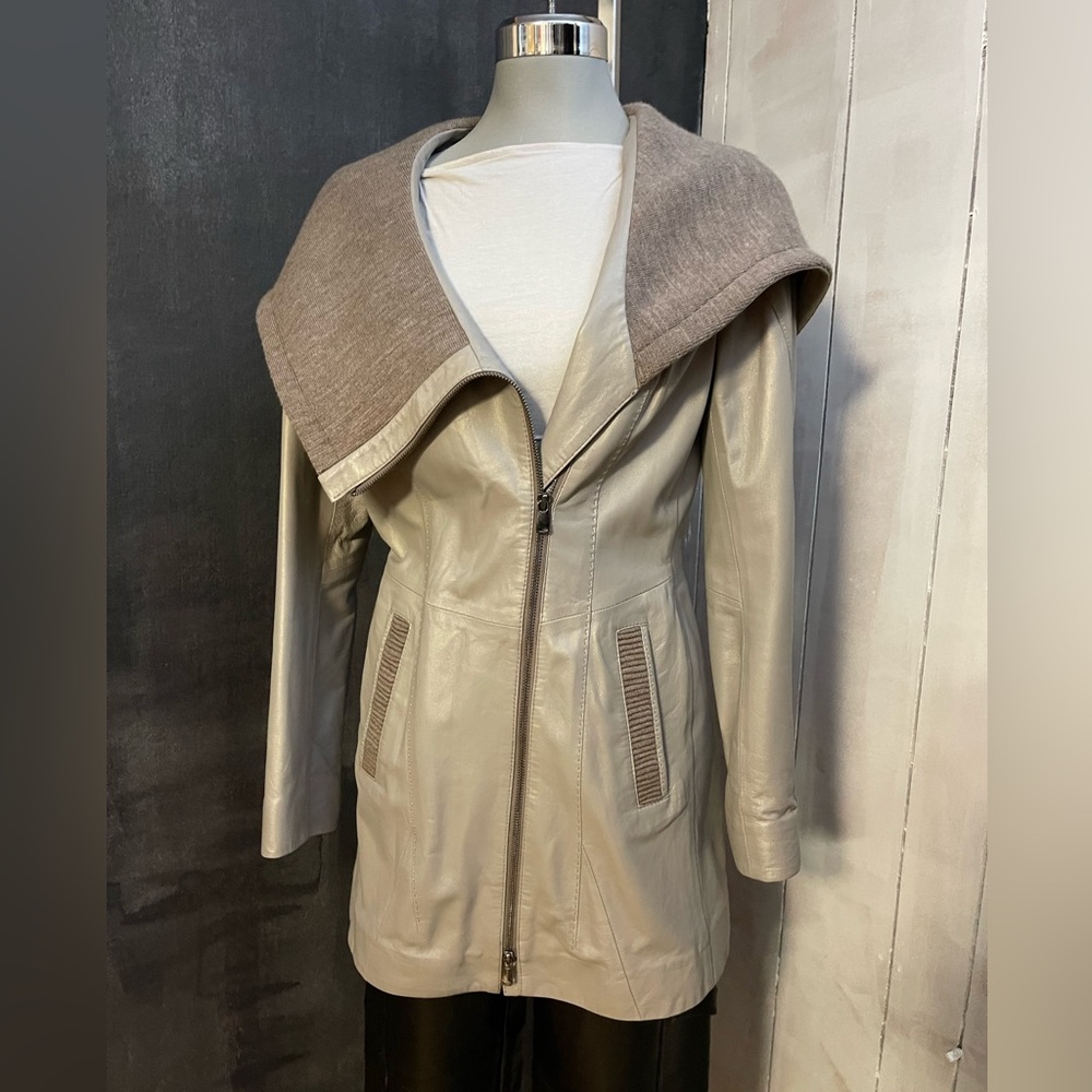 Leather car jacket